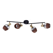Handcrafted Luxury Corbis Ceiling Lamp in Black and Gold