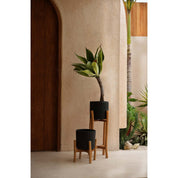 Timeless Artisan Crafted Luxury in Black Natural Materials