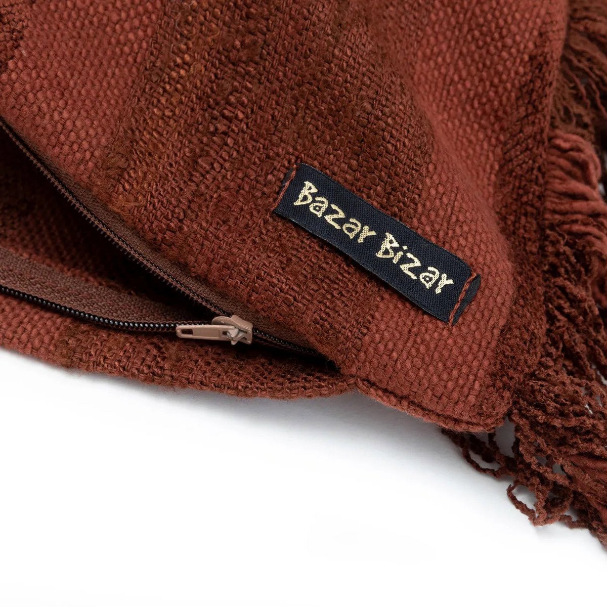 The Oh My Gee Kussenhoes - Bordeaux Fluweel - 35x100