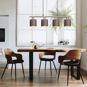 Handcrafted Luxury Pendant Lamp in Natural Satin Finish