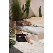 The Oh My Gee Kussenhoes - Beige Zwart - 35x100