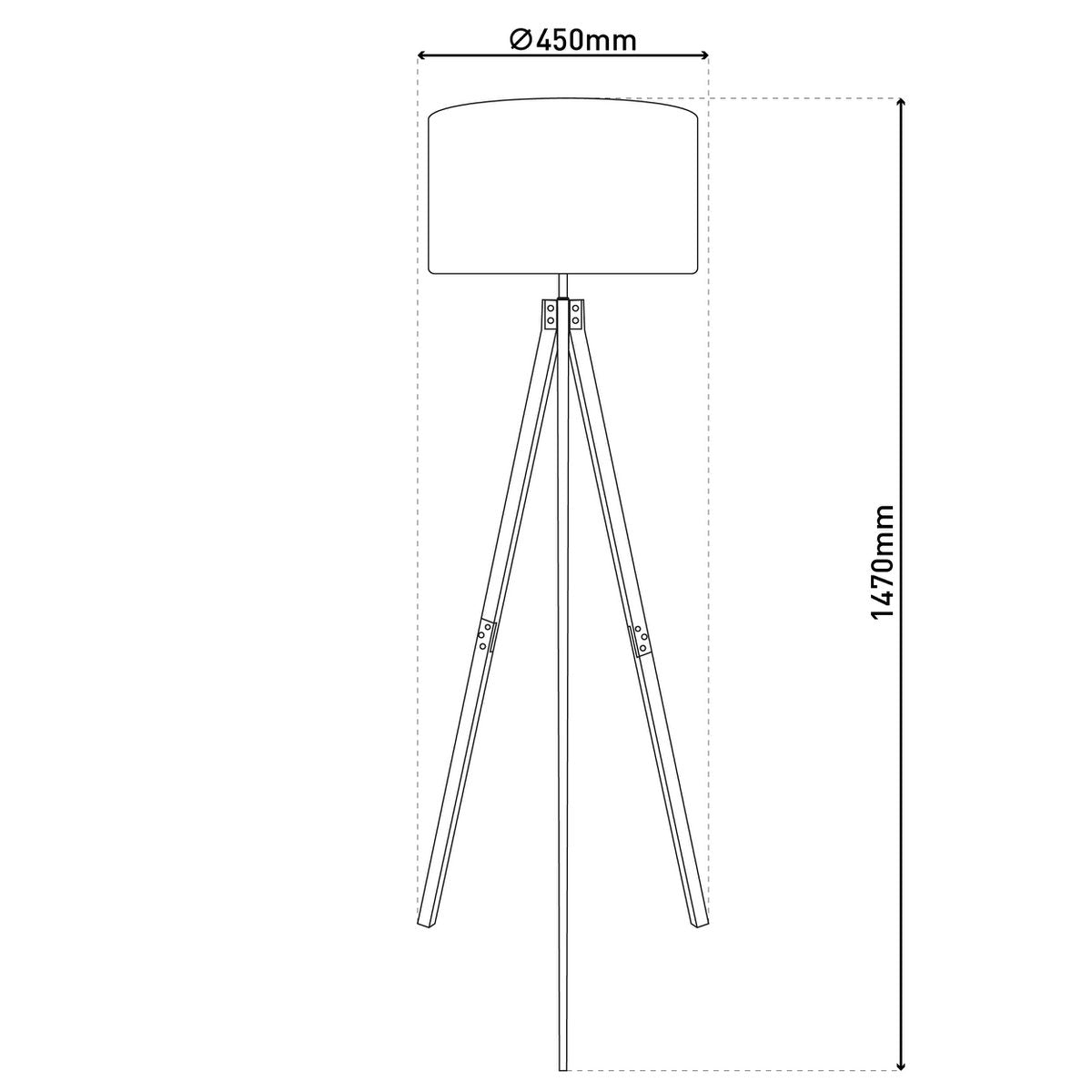 Handmade Luxury Standing Lamp in Natural Materials - Timeless Design