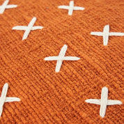 De Zillion Kiss kussenhoes - Terracotta wit