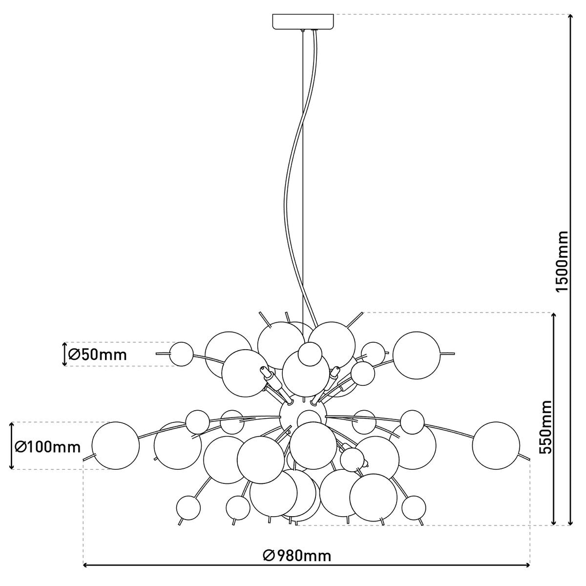 Timeless Artisan Pendant Lamp in Chrome with Natural Elegance