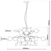 Timeless Artisan Pendant Lamp in Chrome with Natural Elegance