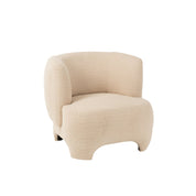 Élois Knit Lounge Chair – Soft Ivory Bouclé