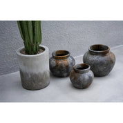 Timeless Artisan Designed Vase in Antique Grey - Luxury Craft