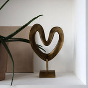 Timeless Handmade Aged Brass Ornament - Artisan Crafted Elegance