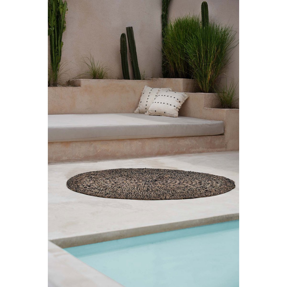 De French Kiss Kussenhoes - Natuurlijk Zwart