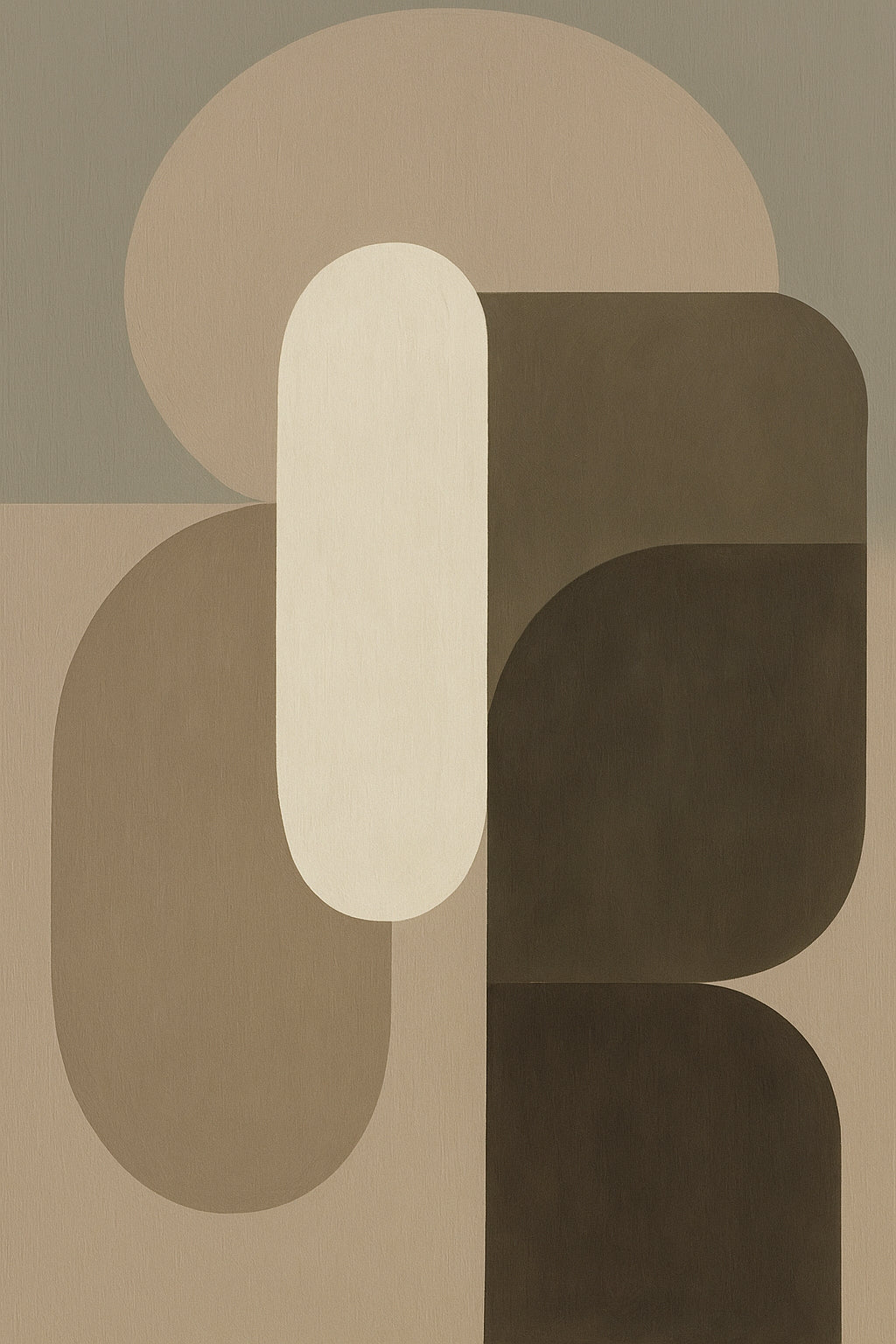 Olive Horizon - Klassieke wandkunst