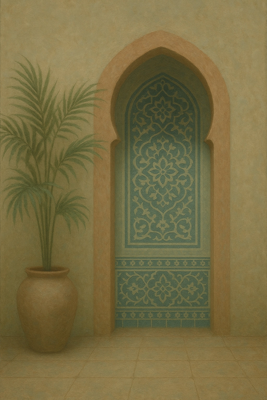 Turquoise Alcove - Classic Wall Art