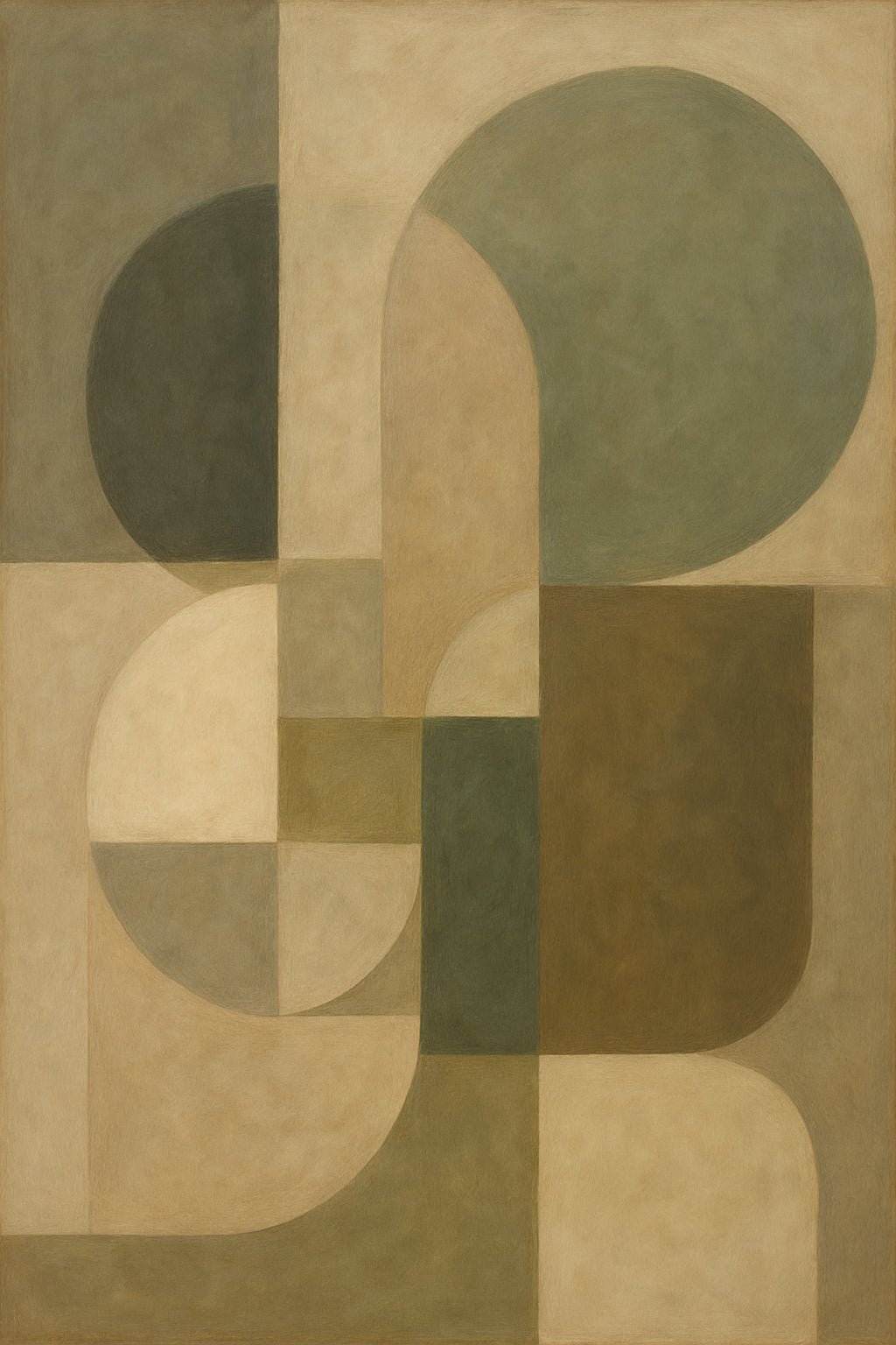 Olive Rhythm - Classic Wall Art