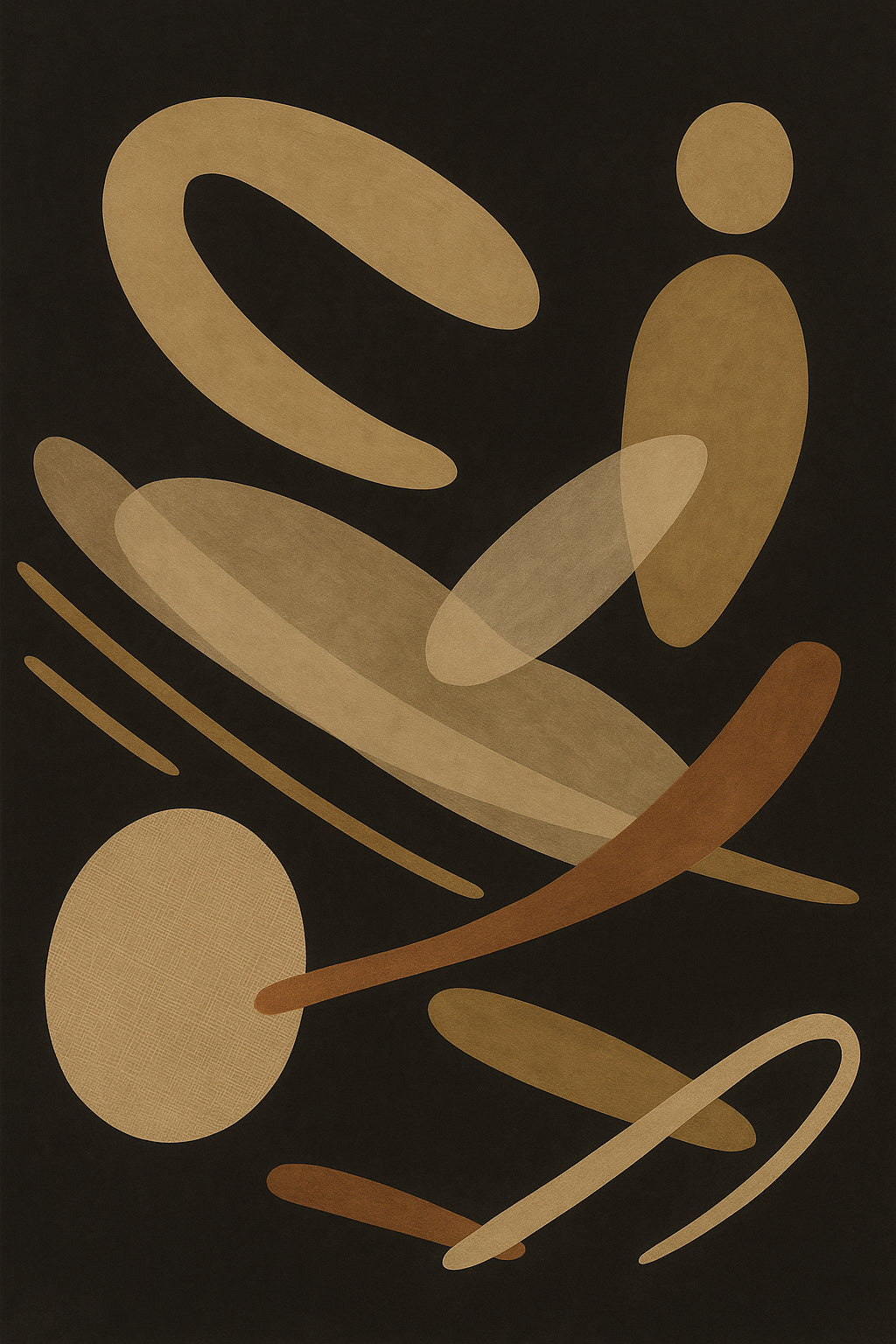 Gold Abstract - Classic Wall Art