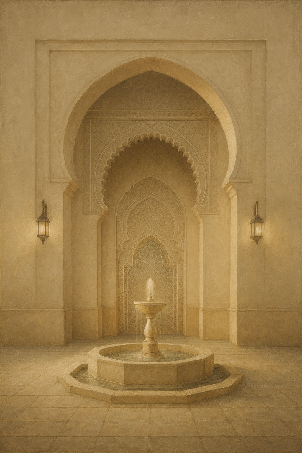 Moorish Oasis - Classic Wall Art