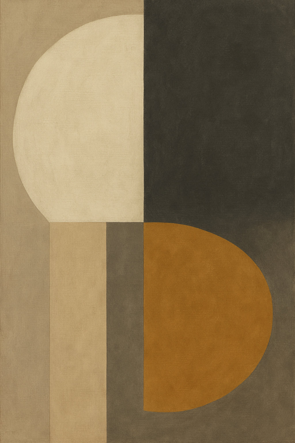 Amber Dusk - Klassieke wandkunst