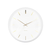 Timeless Luxury Handmade Globe Wall Clock in Natural Materials