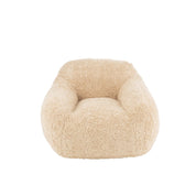 Lunelle Shearling Lounge Sofa – Cream Bouclé