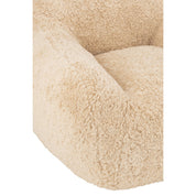 Lunelle Shearling Lounge Sofa – Cream Bouclé