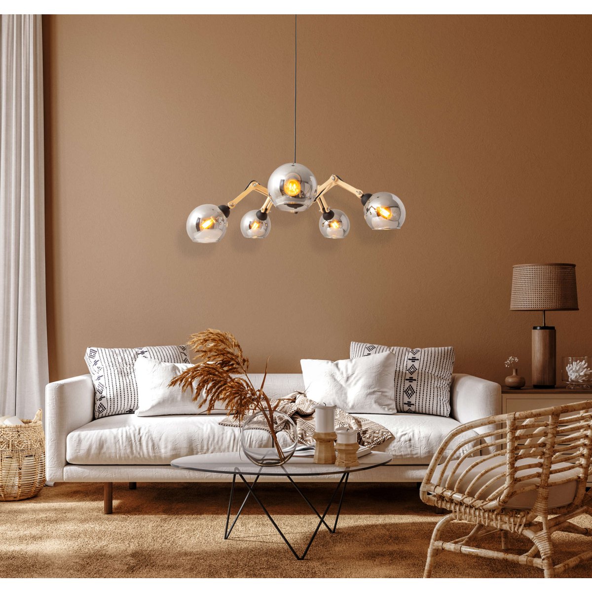 Handcrafted Luxury Glass Pendant Lamp for Timeless Design