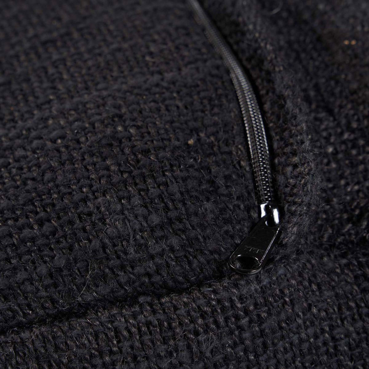 De comfortabele poef - Zwart