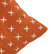 De Zillion Kiss kussenhoes - Terracotta wit