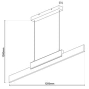 Handcrafted Luxury LED Pendant Lamp in Timeless Design