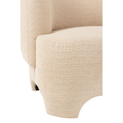 Élois Knit Lounge Chair – Soft Ivory Bouclé