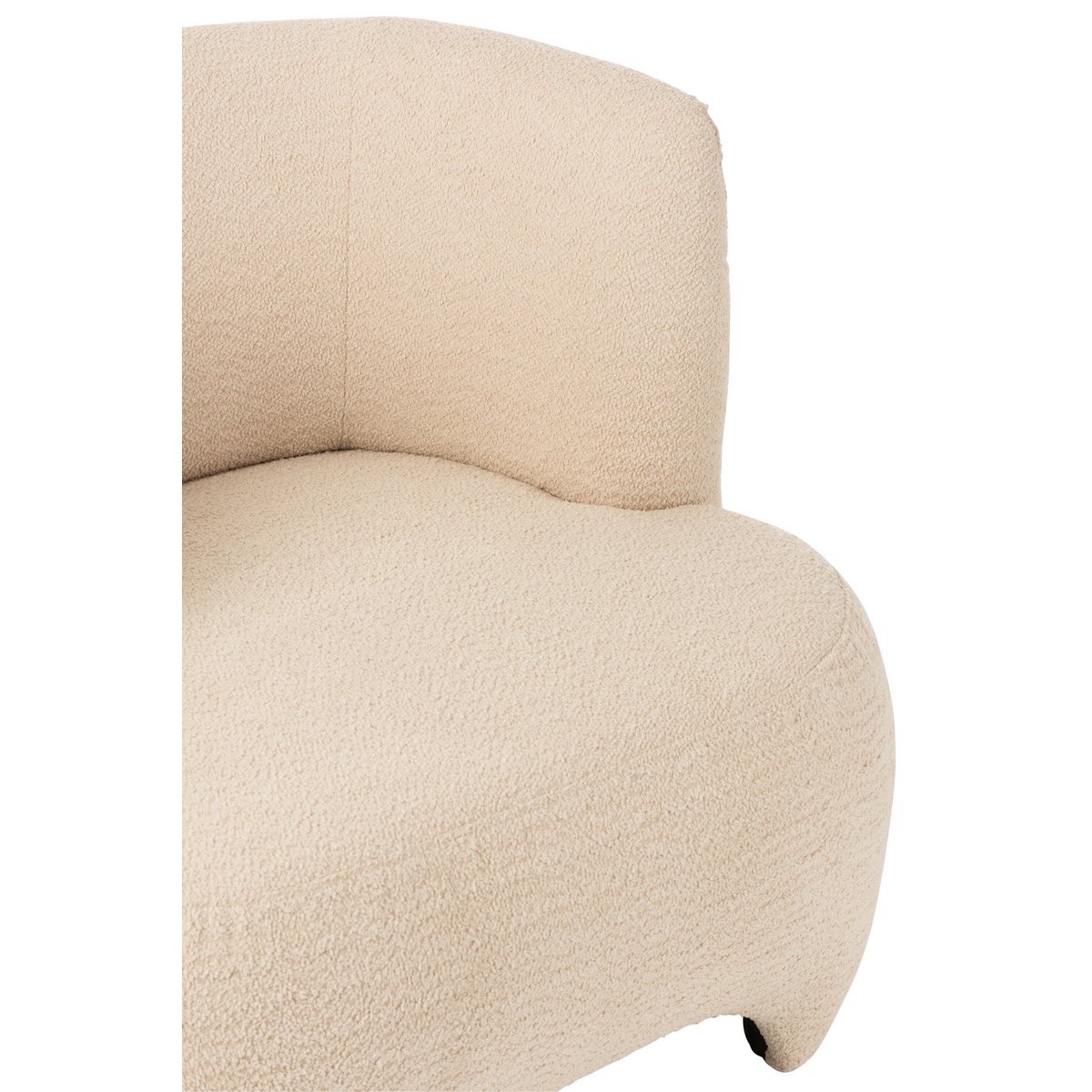 Élois Knit Lounge Chair – Soft Ivory Bouclé