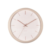 Handcrafted Luxury Wall Clock - Artisan Design with Natural Materials