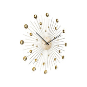 Luxury Handmade Sunburst Wall Clock - Artisan Crafted Design