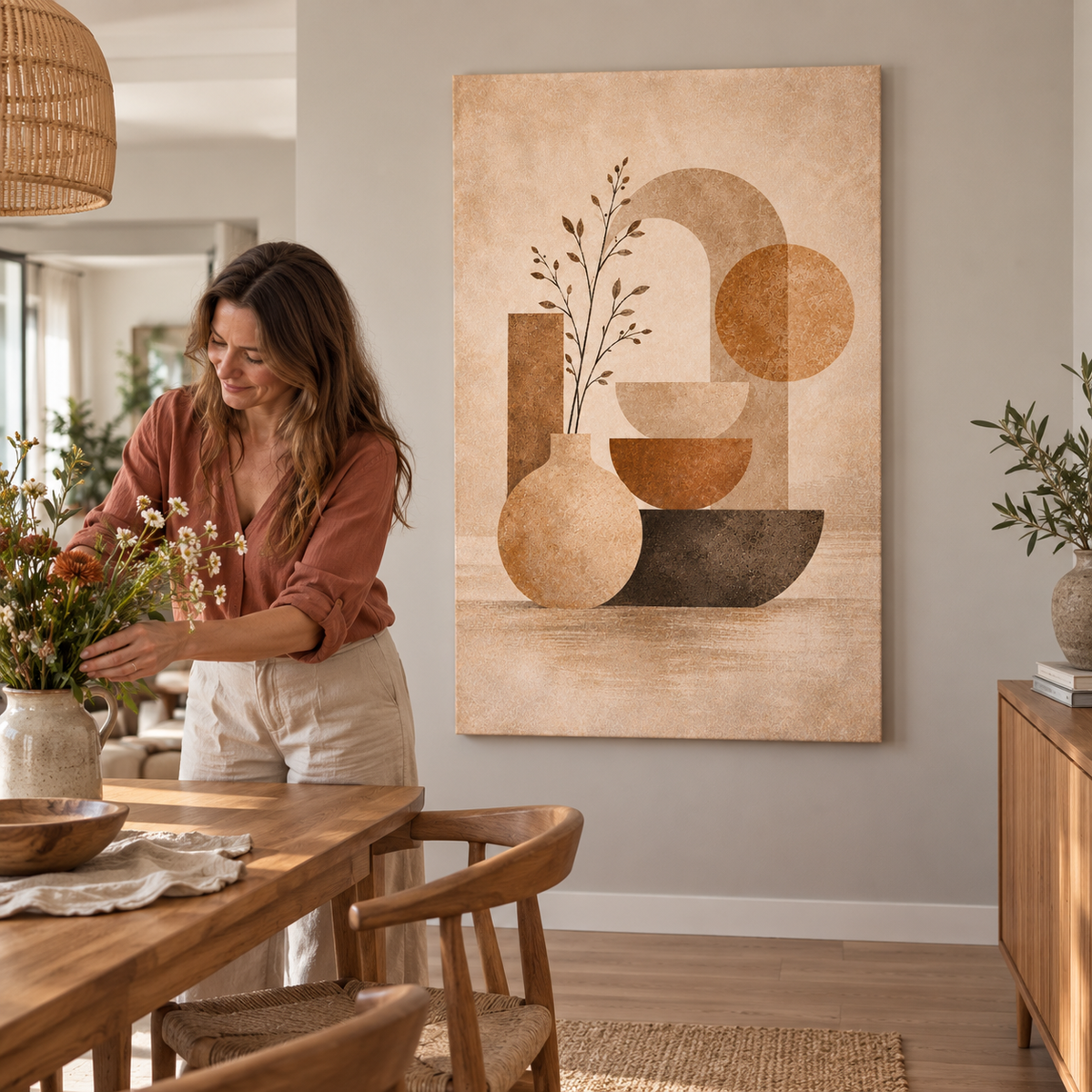 How to Decorate a Large Blank Living Room Wall: A Real Home Transformation