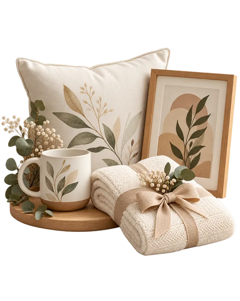 Gepersonaliseerde cadeaus met kussen, mok, handdoeken en wanddecoratie