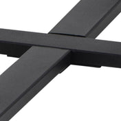 Rynna sculpted black coffee table