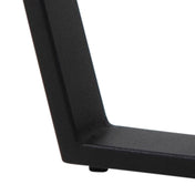 Rynna sculpted black coffee table