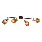 Handcrafted Luxury Corbis Ceiling Lamp in Black and Gold