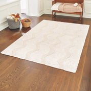 Handcrafted Luxury Shaggy Rug in Premium Recycled Polyester
