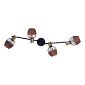 Handcrafted Luxury Corbis Ceiling Lamp in Black and Gold