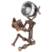 Reading metal copper table lamp