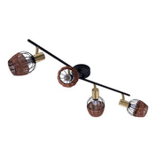 Handcrafted Luxury Corbis Ceiling Lamp in Black and Gold