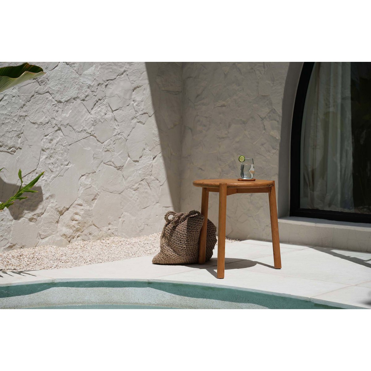 Timeless Handmade Artisan Side Table in Premium Natural Materials
