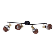 Handcrafted Luxury Corbis Ceiling Lamp in Black and Gold