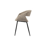 Elegant Hand-Finished Whale Chair Set in Neutral Tones