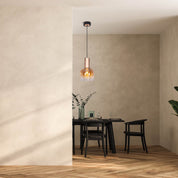 Tijdloze ambachtelijke luxe hanglamp met natuurlijke materialen