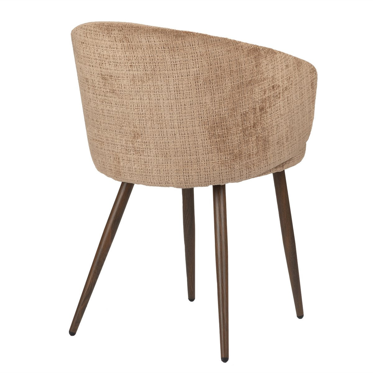 FANNUR PTP Luna Chair Set: Elegant Minimalist Design in Caramel