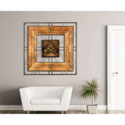 Aruba grand black and gold wall clock
