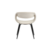 Refined Elegance: Hand-Finished White Pearl Whale Chairs Set
