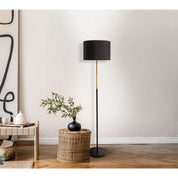 Tijdloze handgemaakte vloerlamp van hoogwaardige natuurlijke materialen