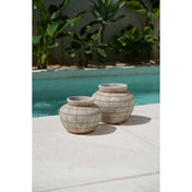 Timeless Handmade Concrete Belly Vase - Artisan Luxury Design