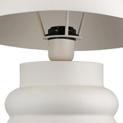 Ripple cream iron table lamp