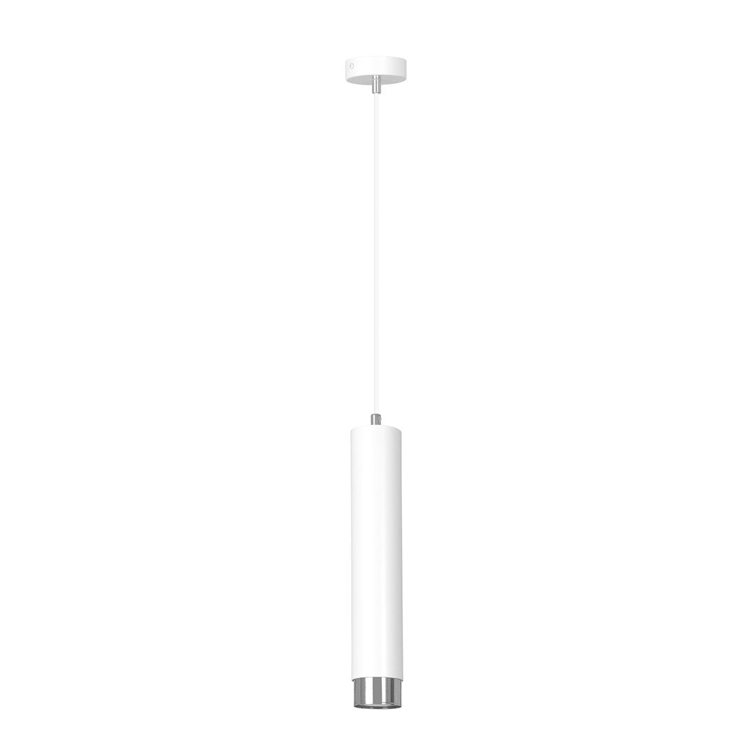 LYONN 1 White Chrome Pendant Lamp
